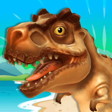 Permainan Taman Dinosaurus Ikon