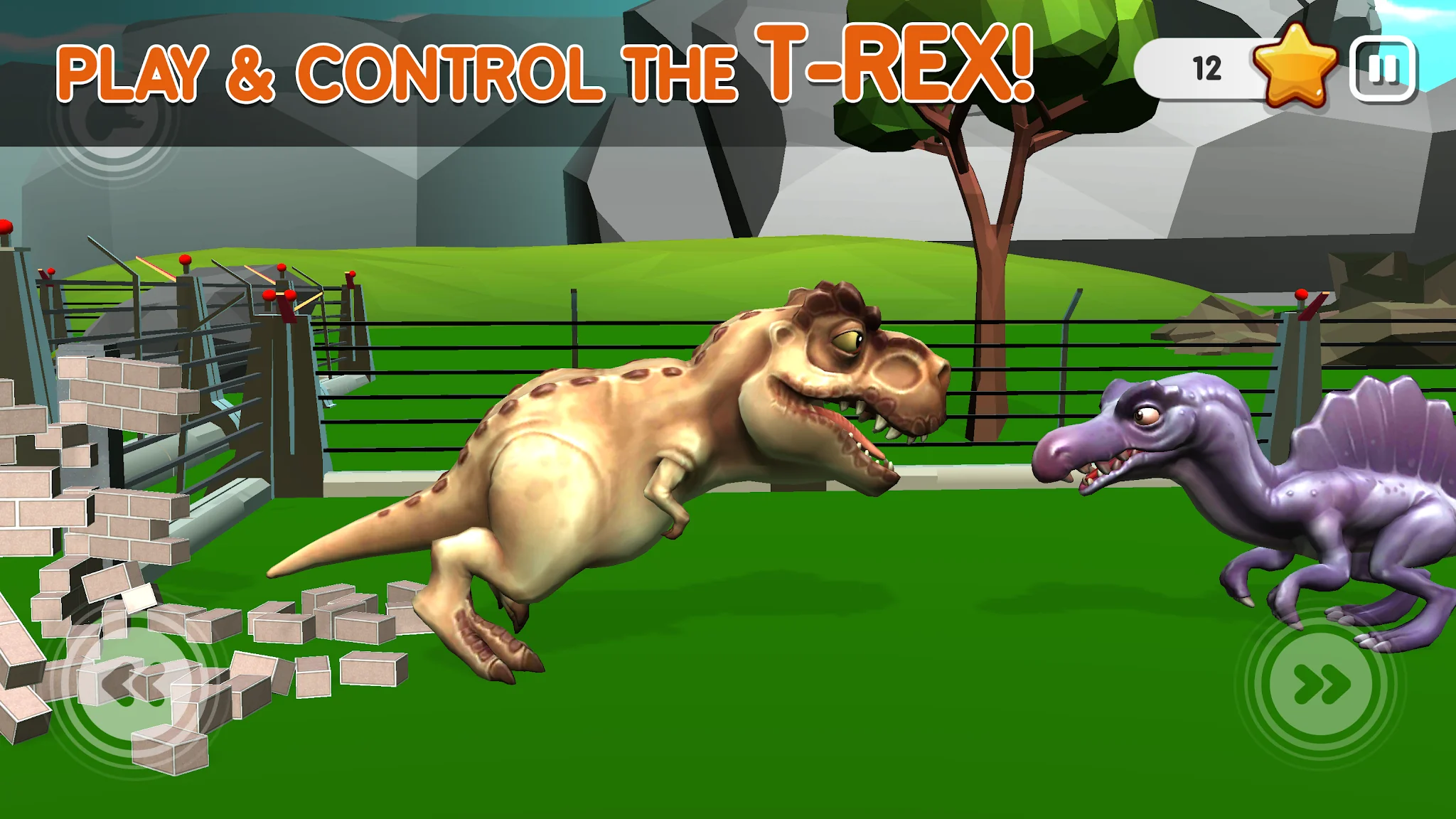 Tangkapan layar Permainan Taman Dinosaurus 1