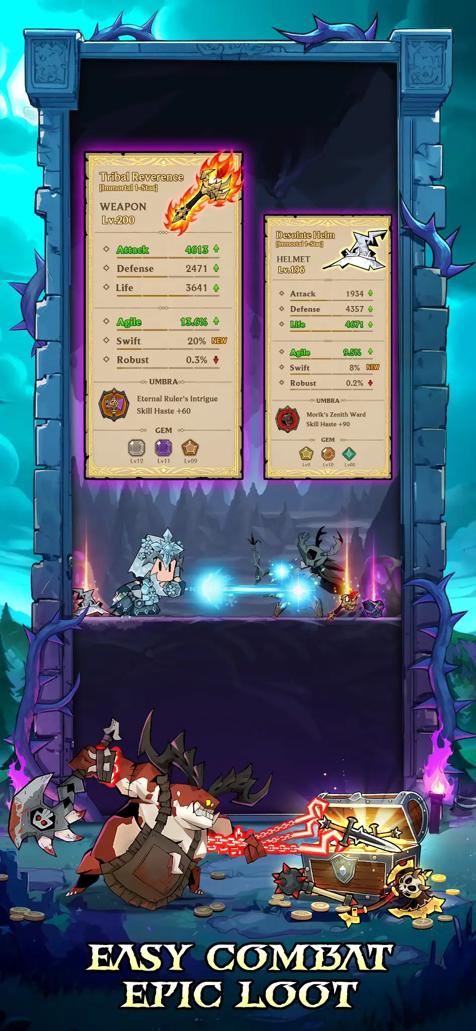 Скріншот Lootborn Warriors 3