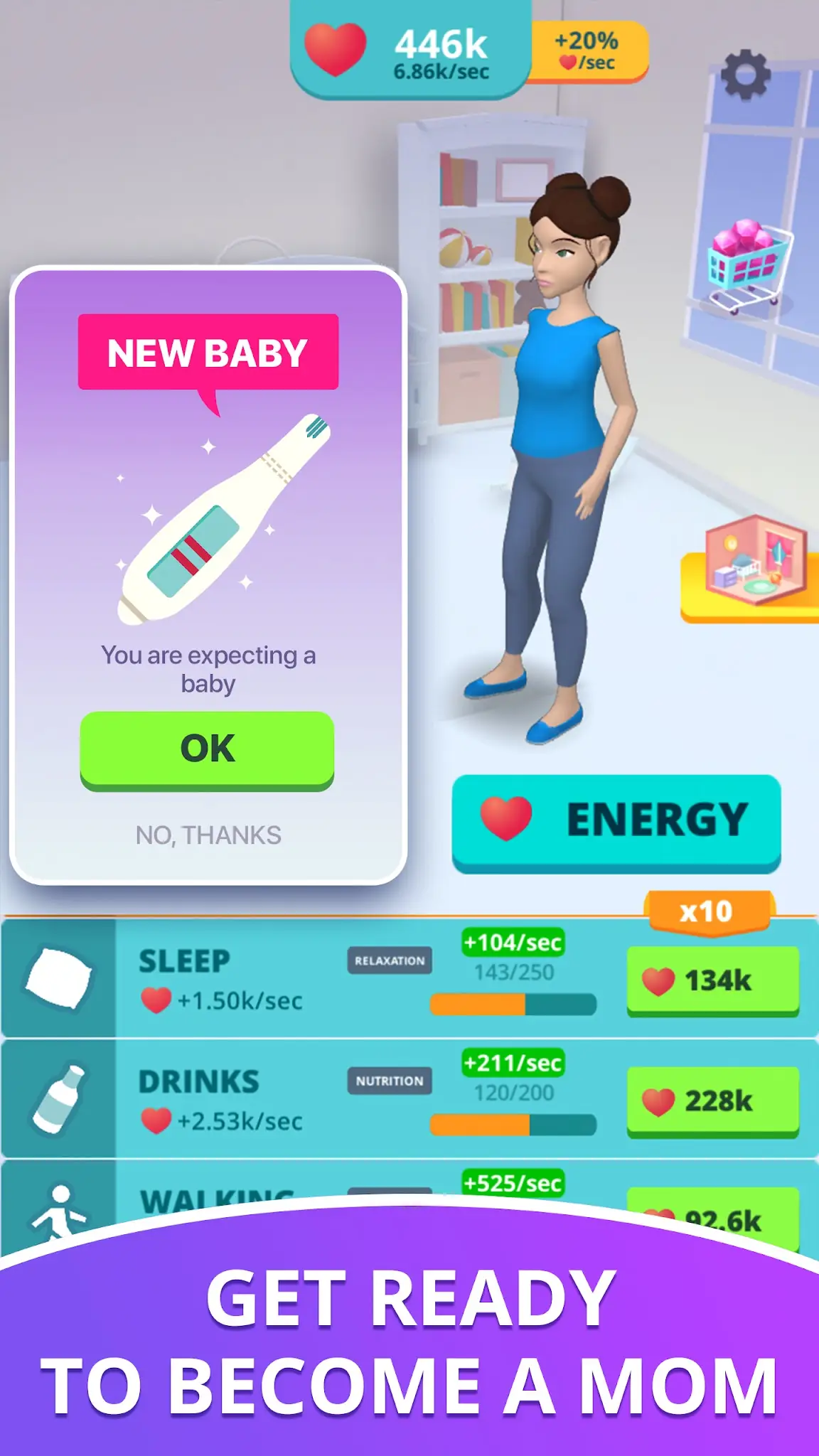 Baby & Mom 3D képernyőkép 1