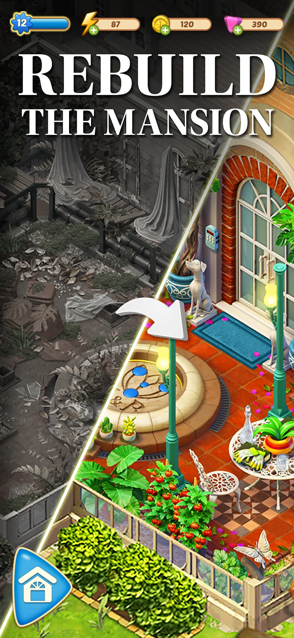 Merge Mansion: Mystery & Story képernyőkép 4