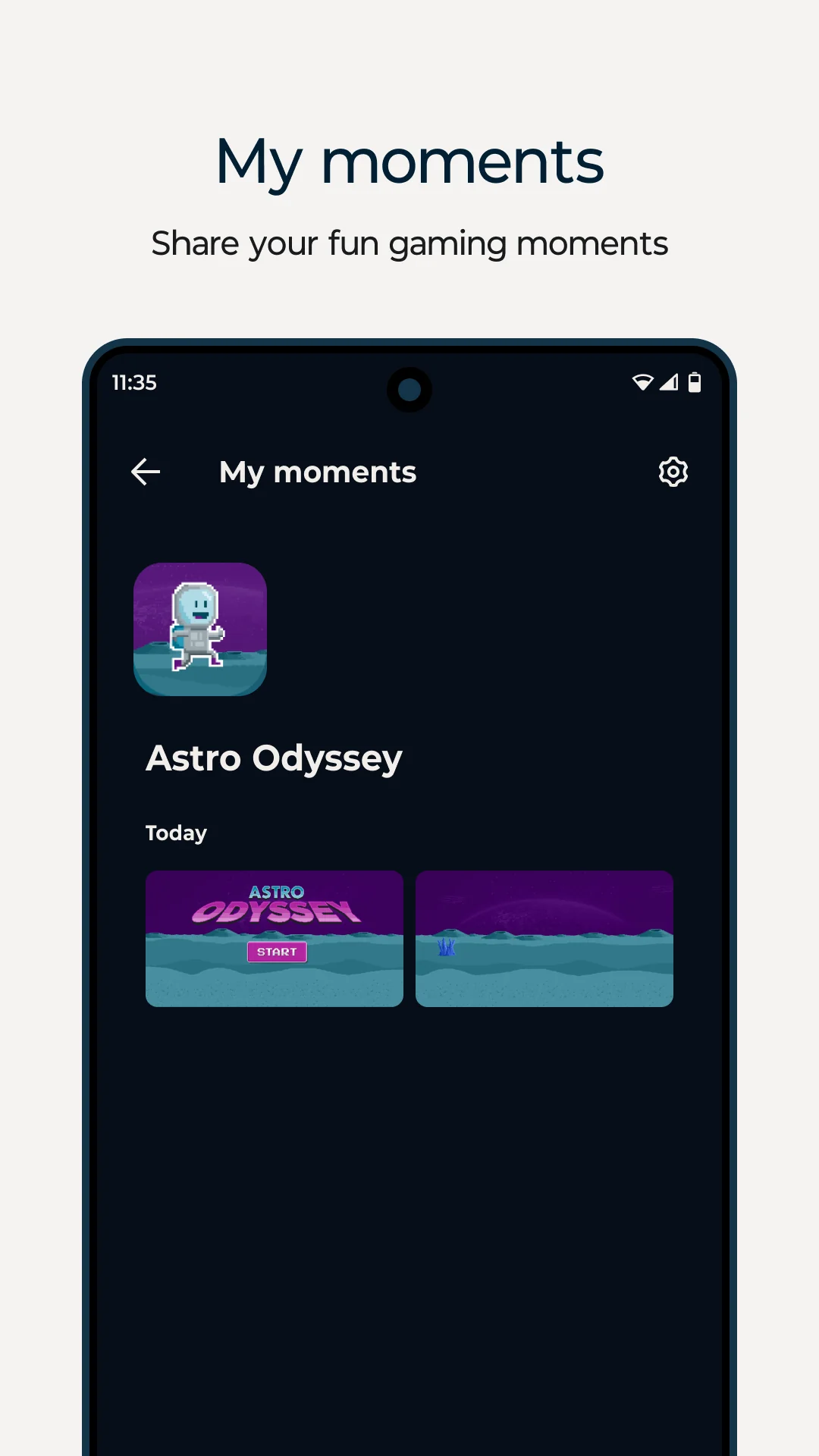 Snímek obrazovky Moto Gametime 3