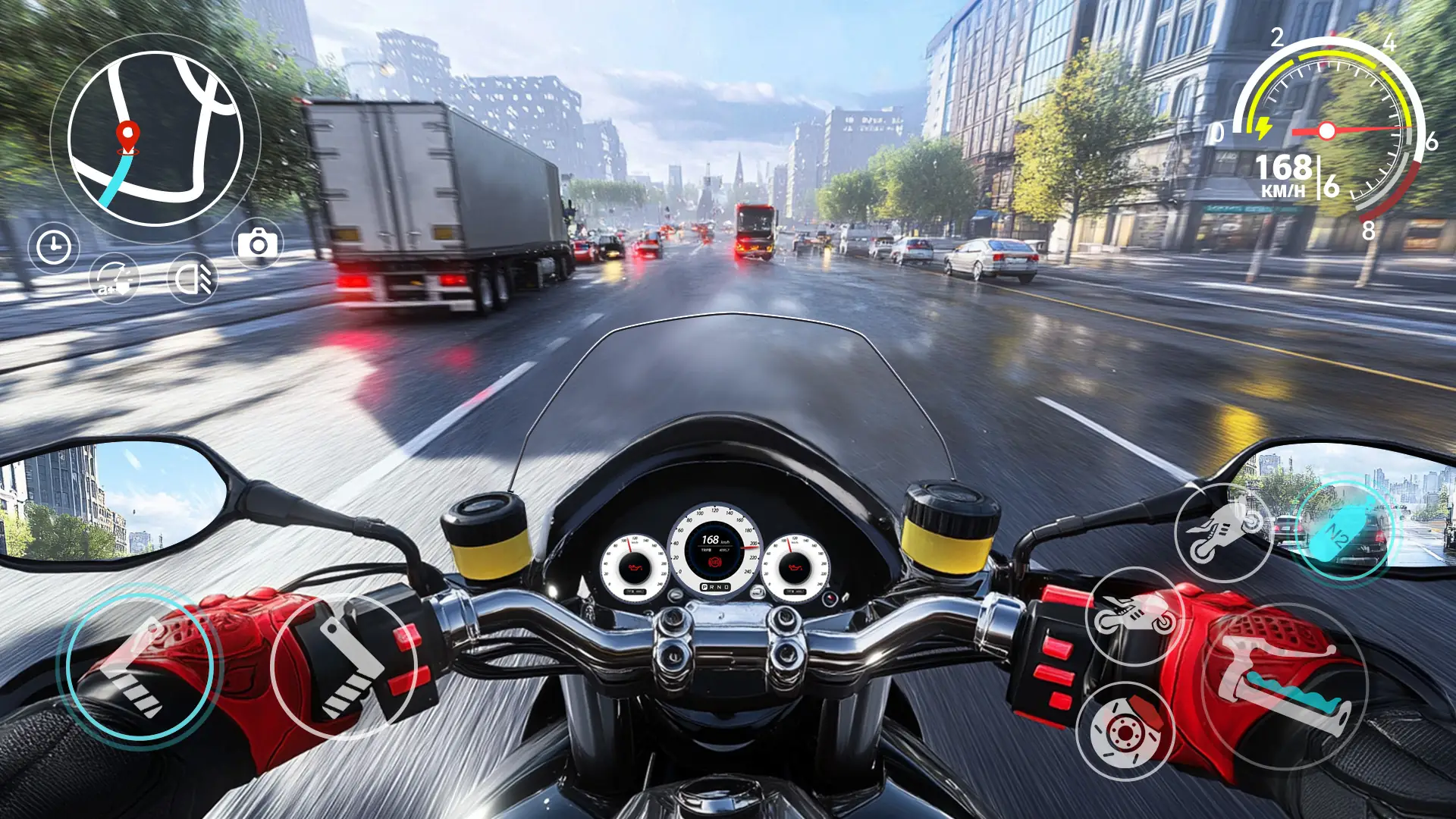 Снимка на екрана Moto Race Go 1