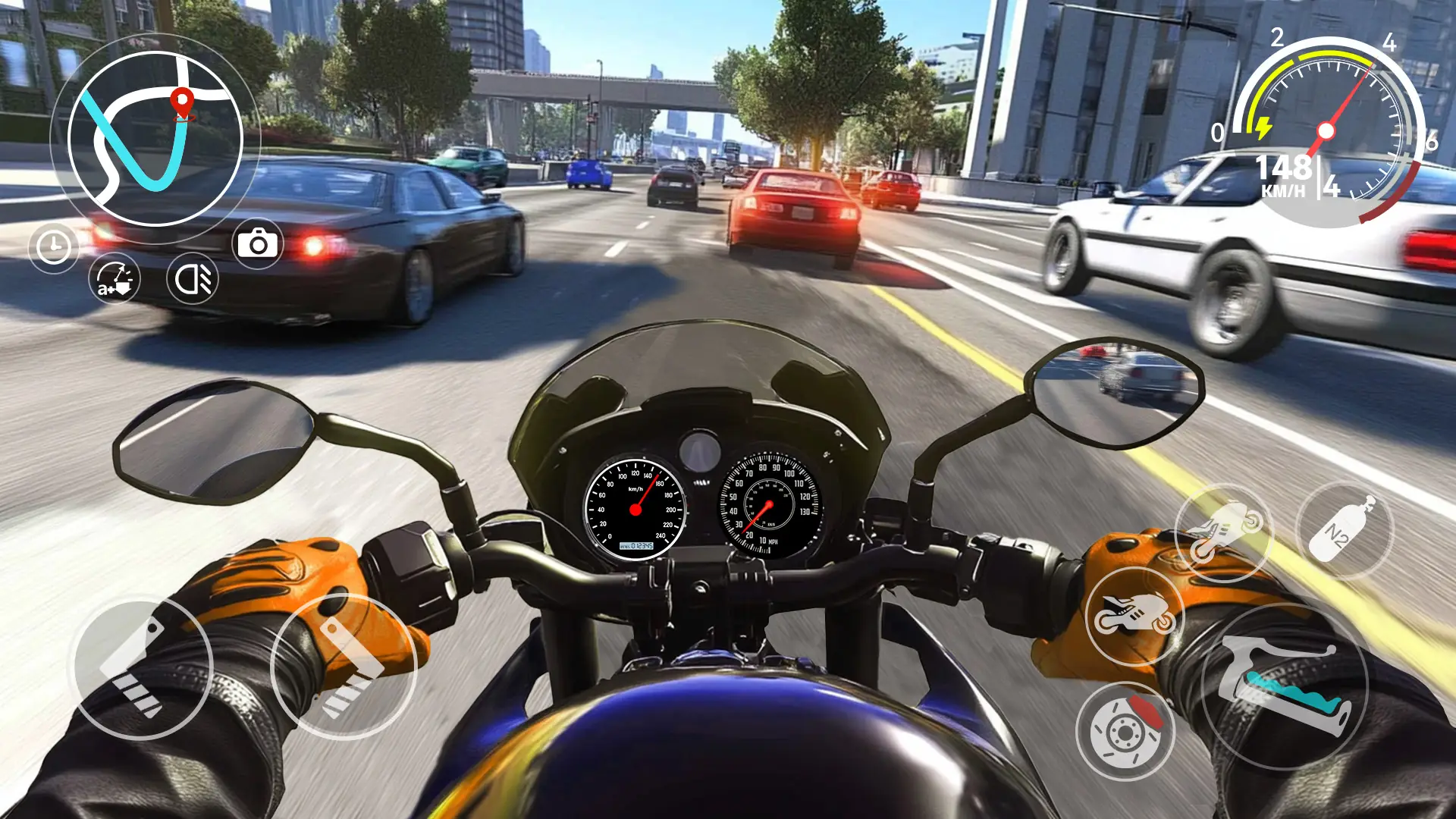 Снимка на екрана Moto Race Go 5