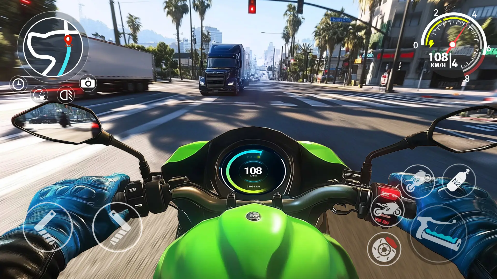 Снимка на екрана Moto Race Go 8