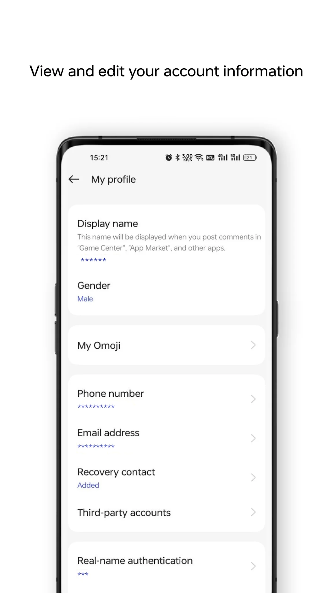Captura de tela My realme 3