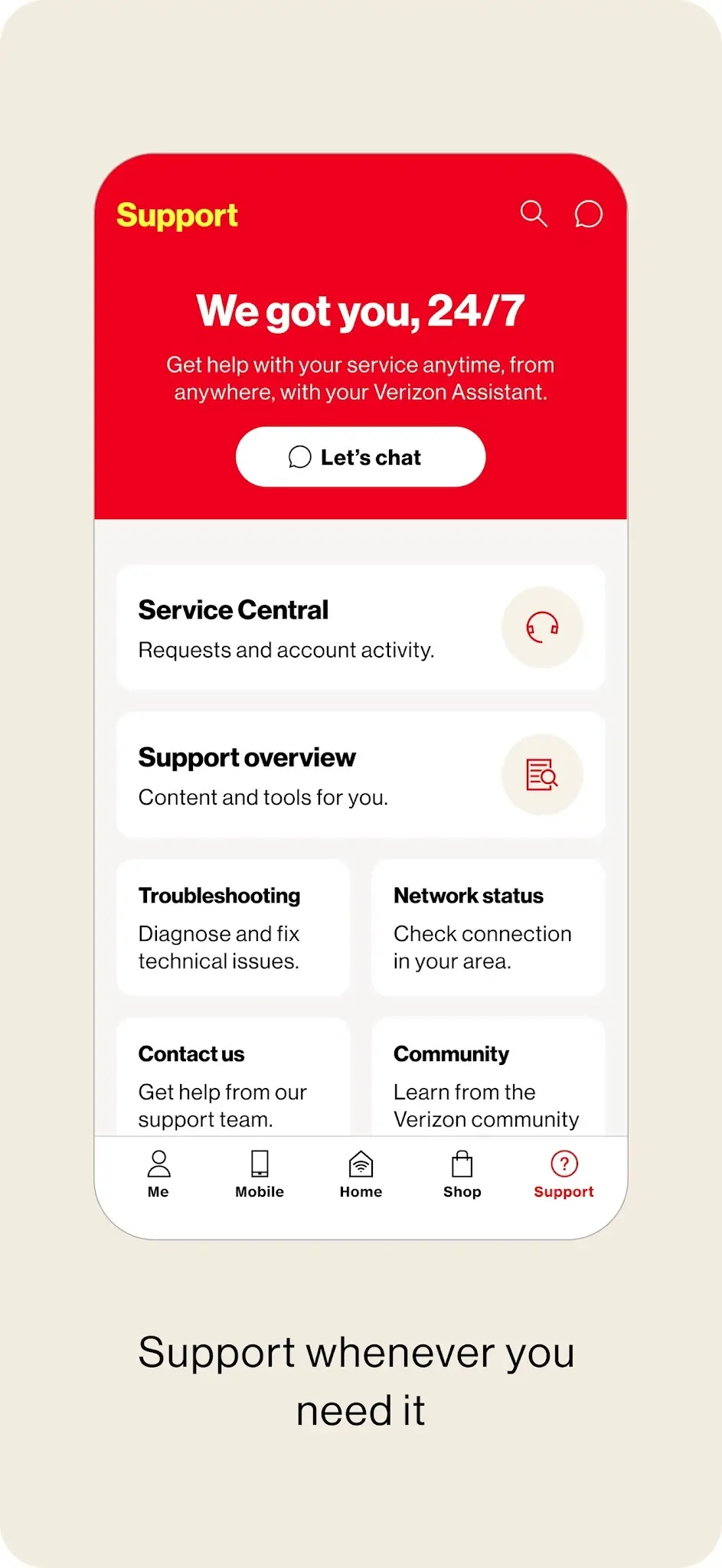 Ekran Görüntüsü My Verizon 5