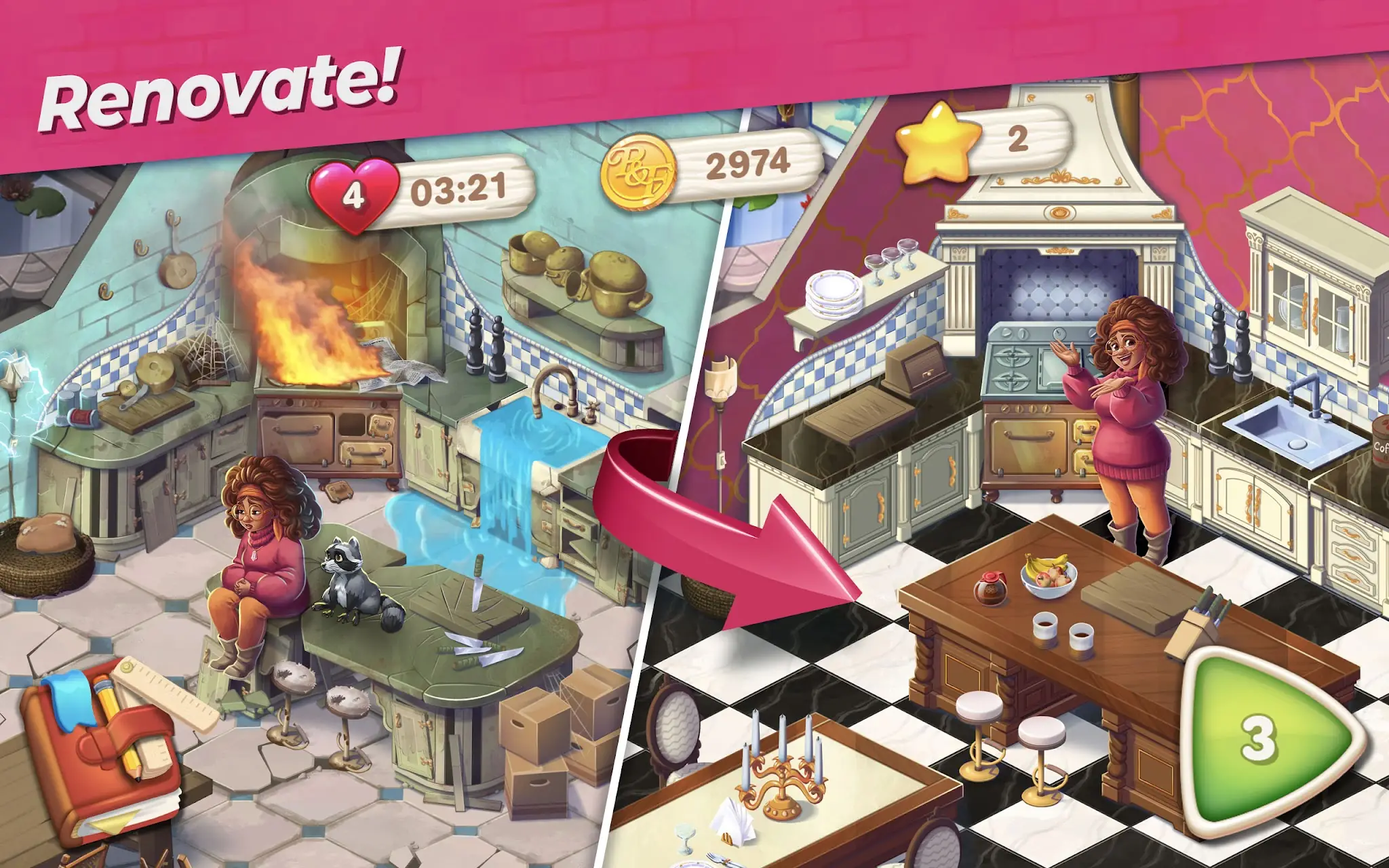 Captura de tela Penny & Flo: Home Renovation 8