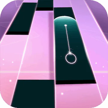 Piano Pink Music: Ритмическая Иконка