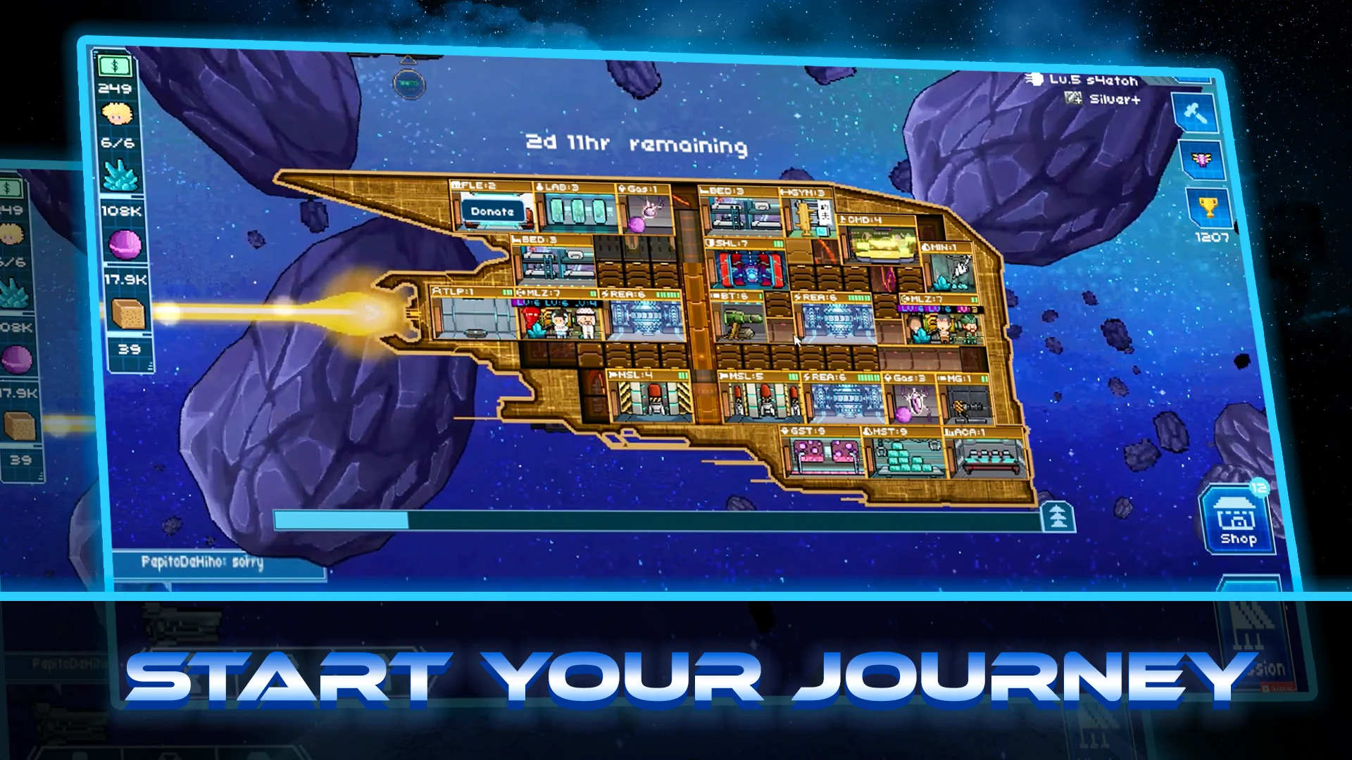 لقطة شاشة Pixel Starships™ %د