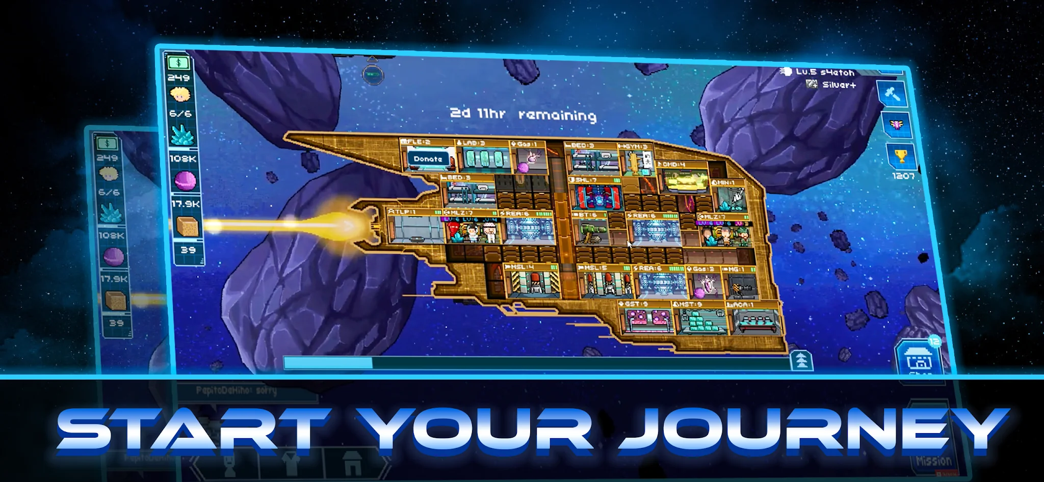 لقطة شاشة Pixel Starships™ %د