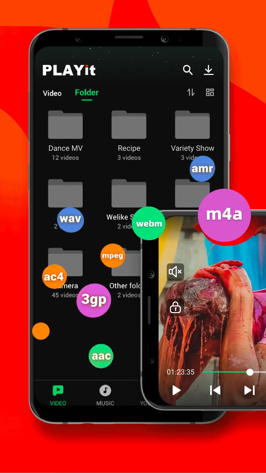 Tangkapan layar PLAYit-All in One Video Player 1