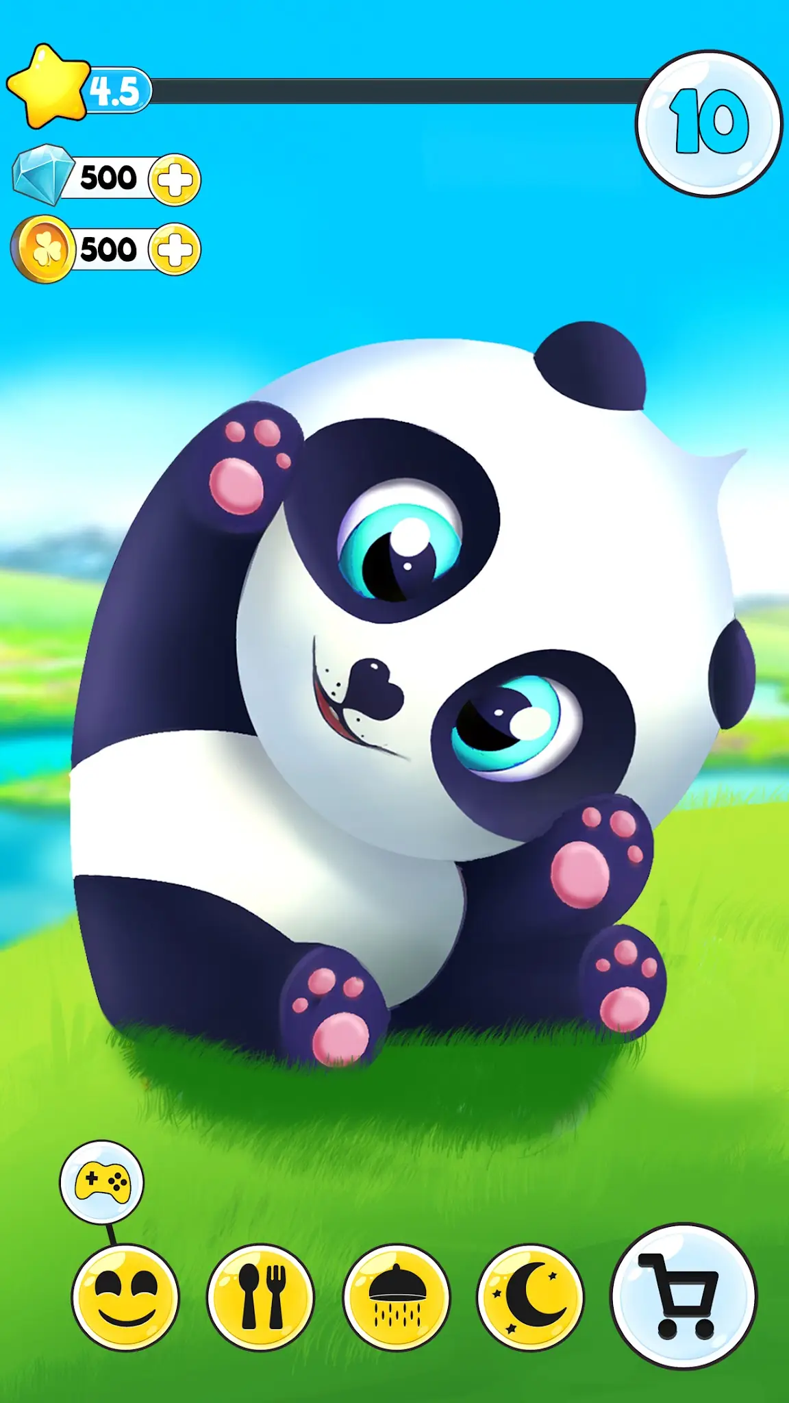 Captură de ecran Pu My talking panda, pet care 5