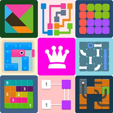Puzzledom - No Wifi Puzzles Icon