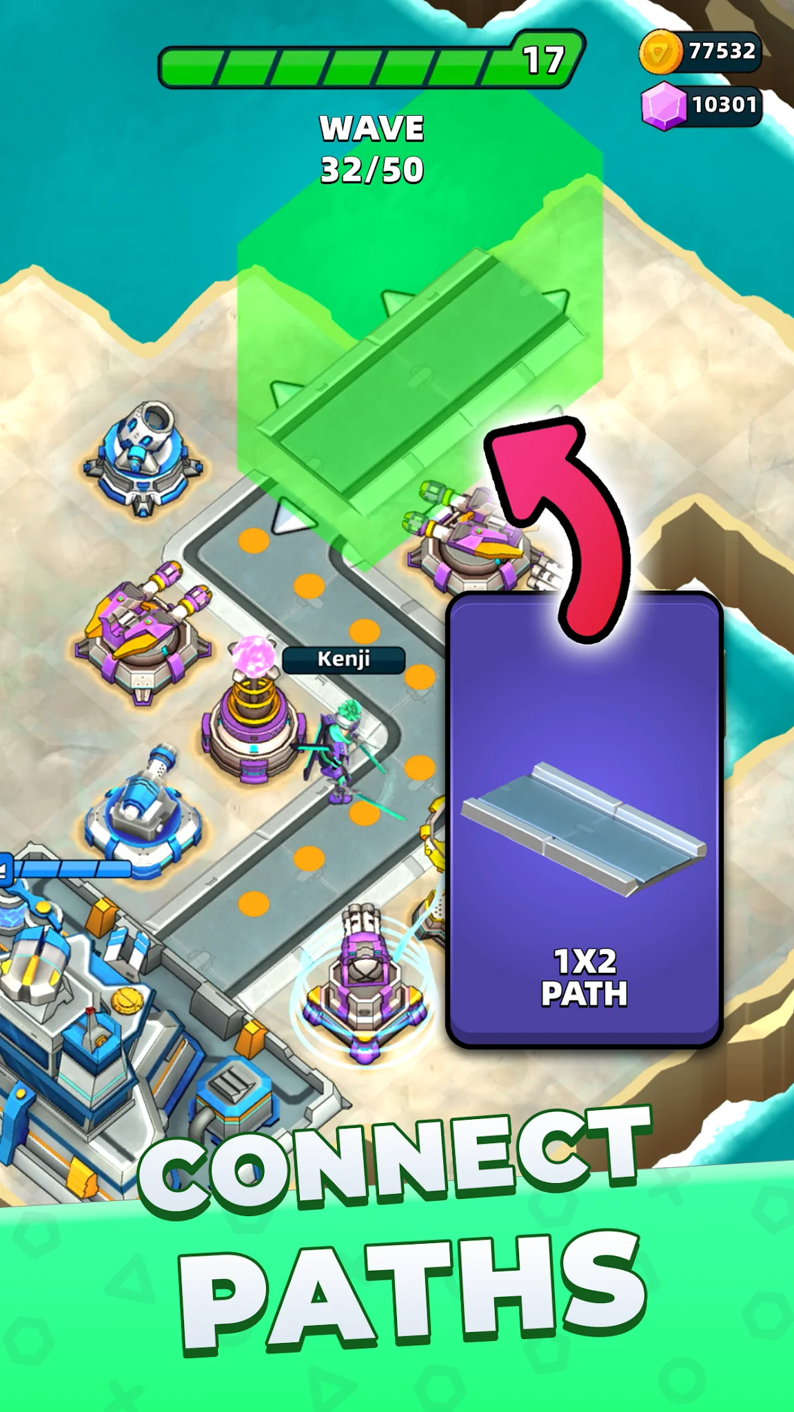 لقطة شاشة ‏: دفاع عن الأبراجRaid Rush %د