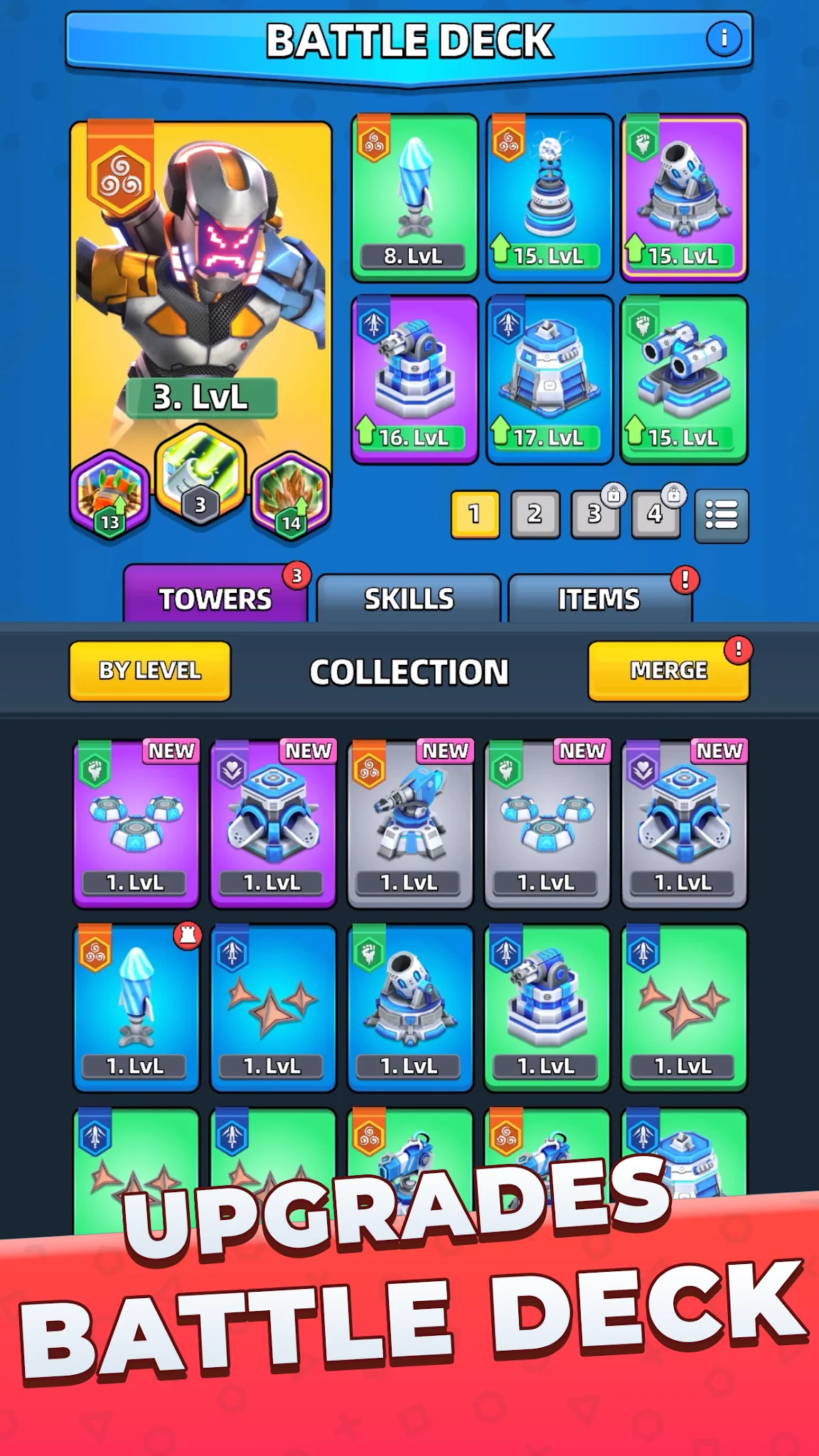 لقطة شاشة ‏: دفاع عن الأبراجRaid Rush %د