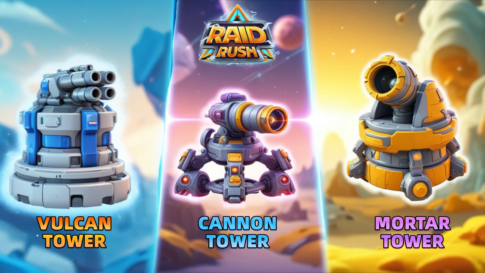 لقطة شاشة ‏: دفاع عن الأبراجRaid Rush %د