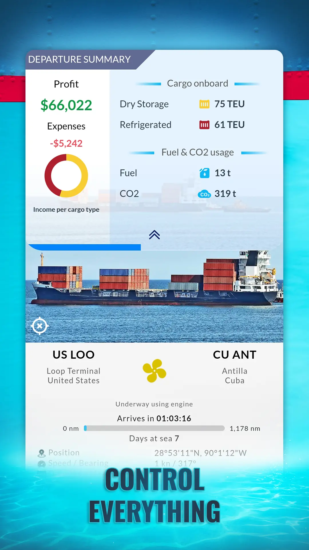 스크린샷 해운 관리자 2025 - Shipping Manager 2