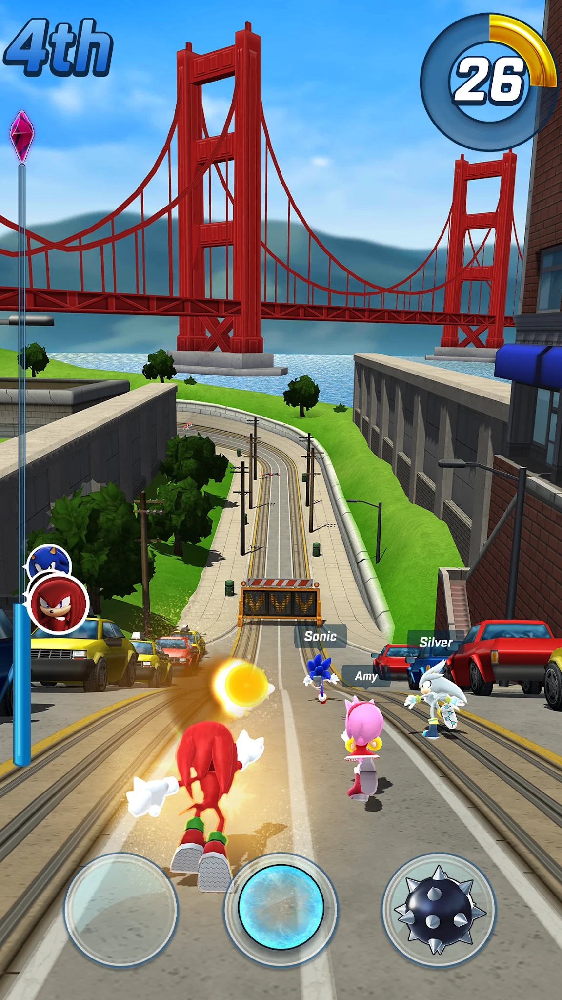 Snímek obrazovky Sonic Forces - Běžecká bitva 3