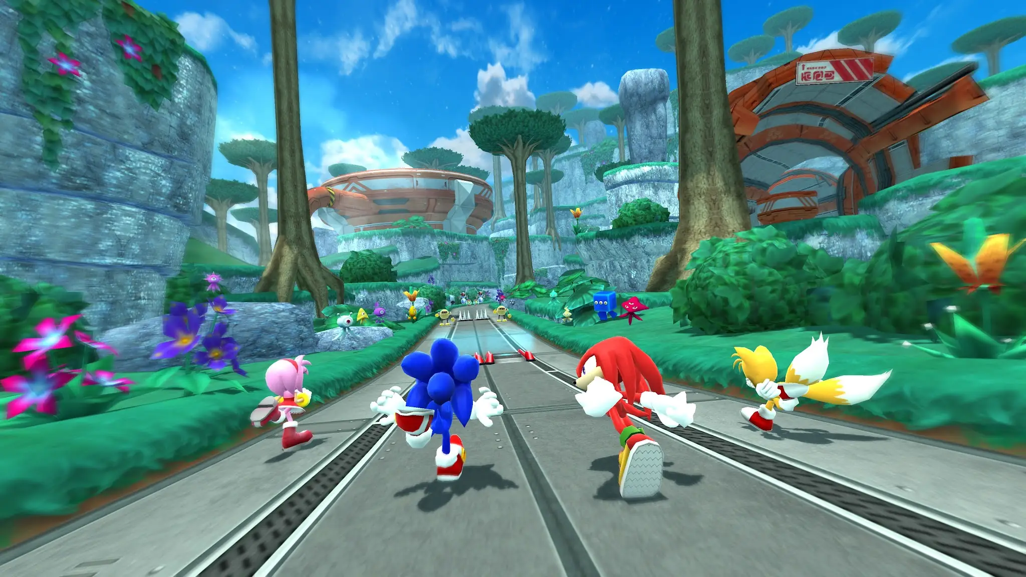 Snímek obrazovky Sonic Forces - Běžecká bitva 7