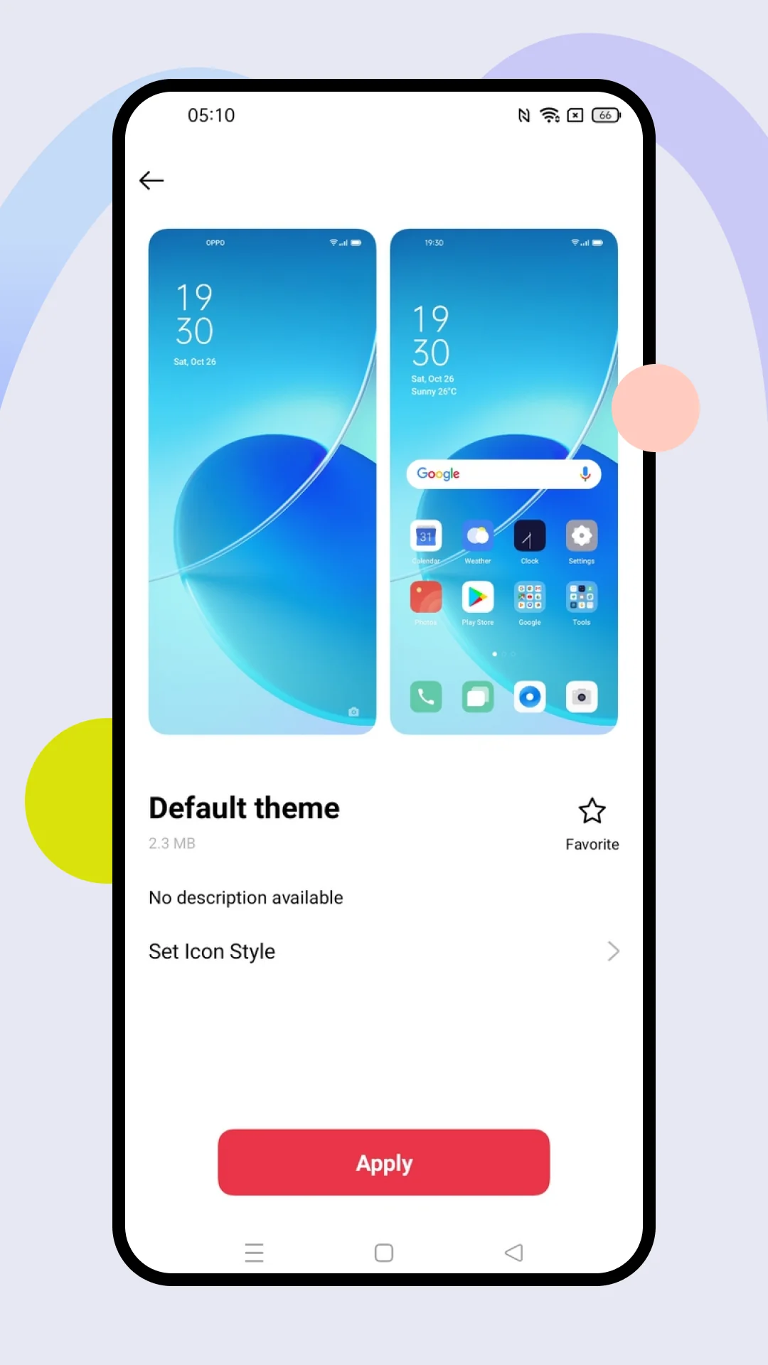 Снимка на екрана Theme by HeyTap 3