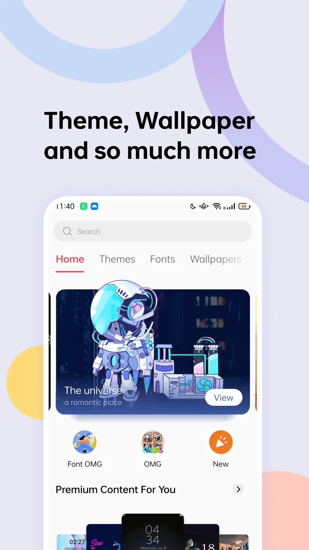 Screenshot Theme Store 1