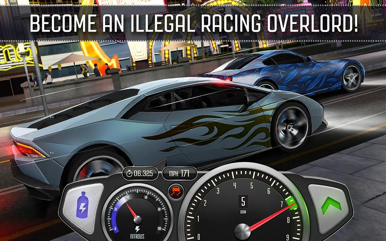 Zrzut ekranu TopSpeed: Drag & Fast Racing 4