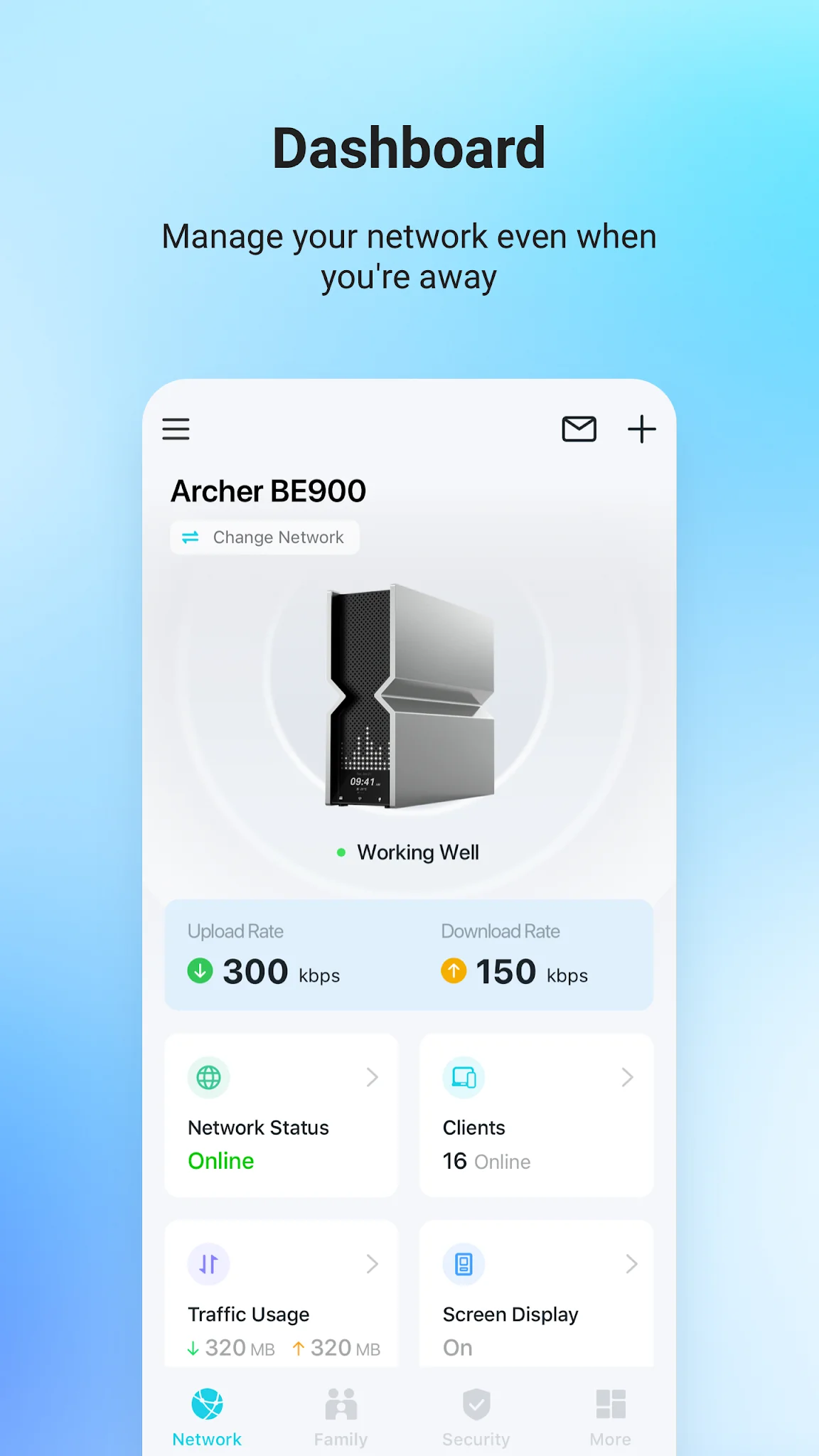 Snímek obrazovky TP-Link Tether 2