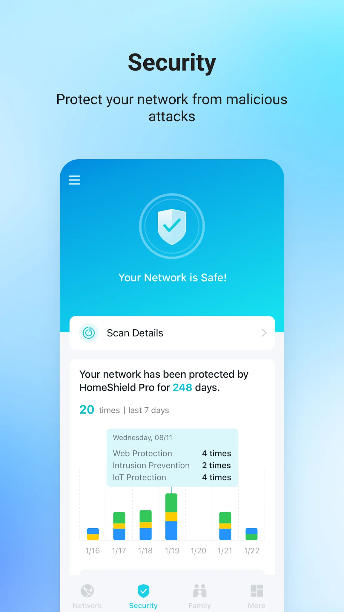 Snímek obrazovky TP-Link Tether 4