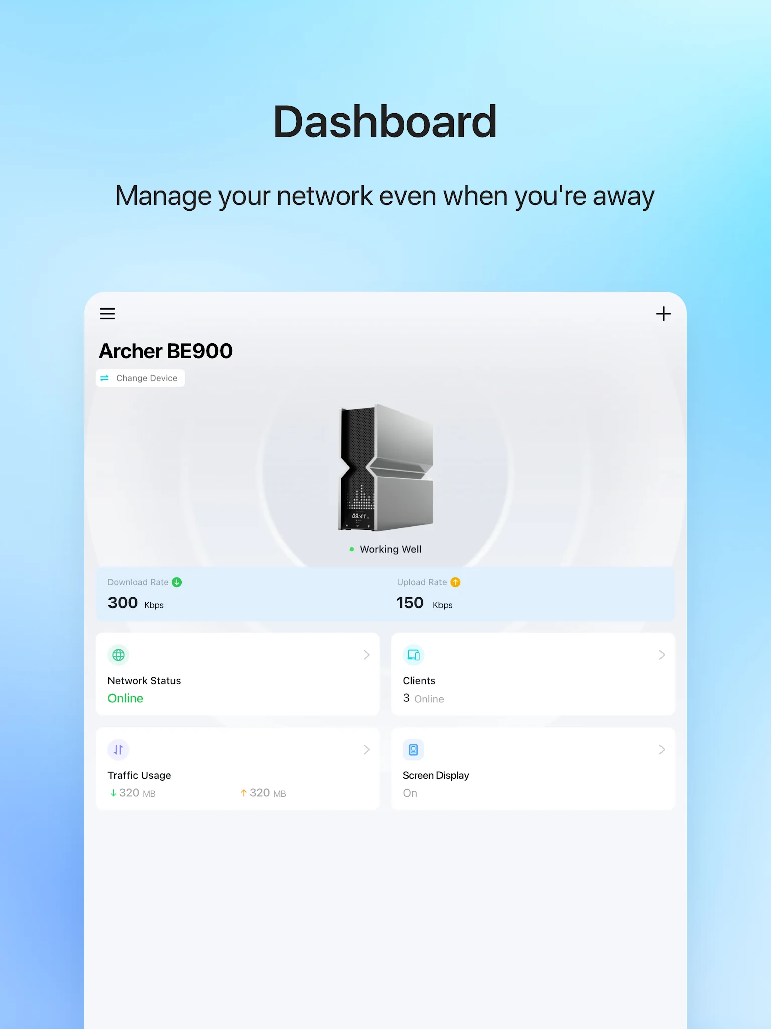 Snímek obrazovky TP-Link Tether 8
