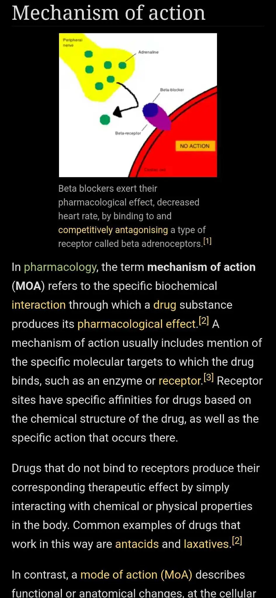 Snímek obrazovky WikiMed Medical Encyclopedia 8