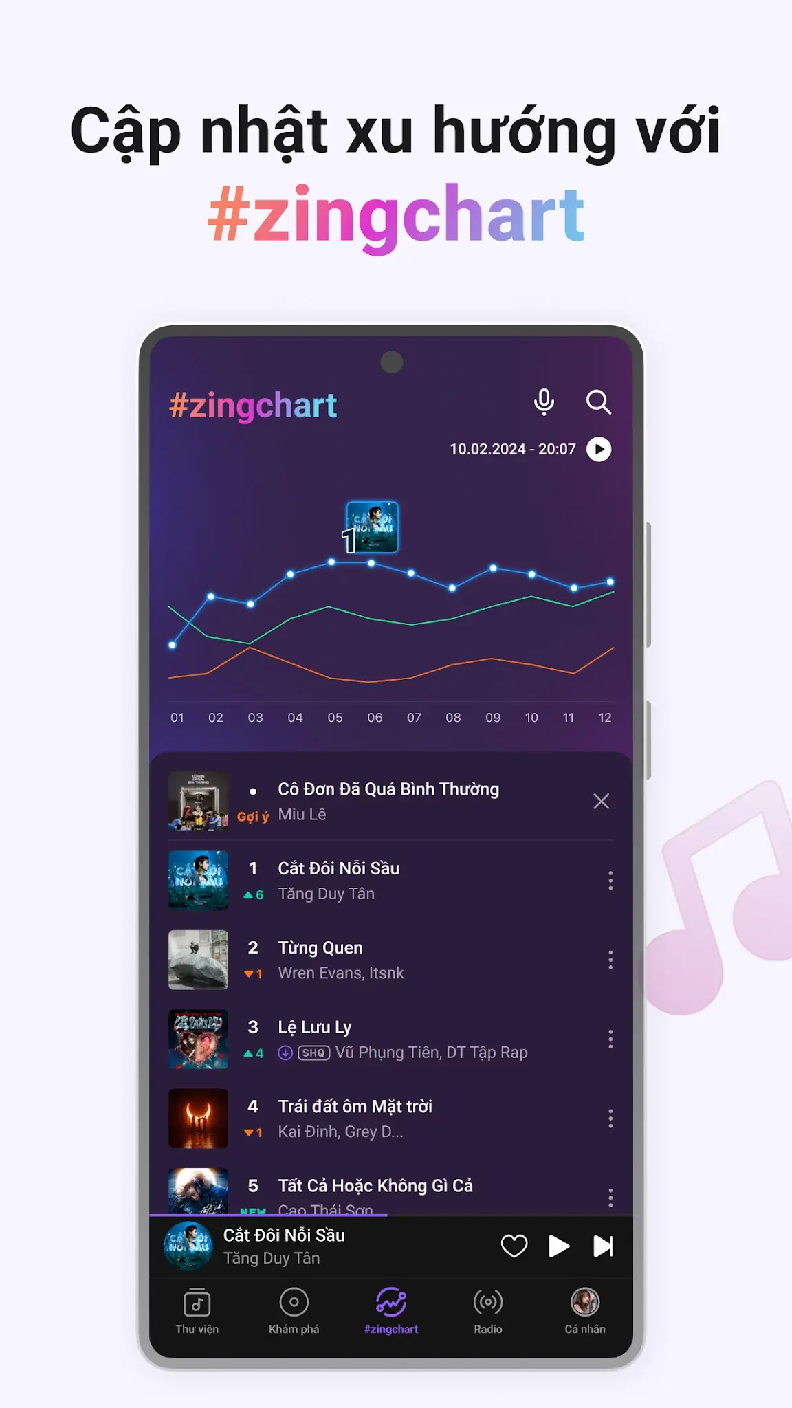 Zing MP3 képernyőkép 3