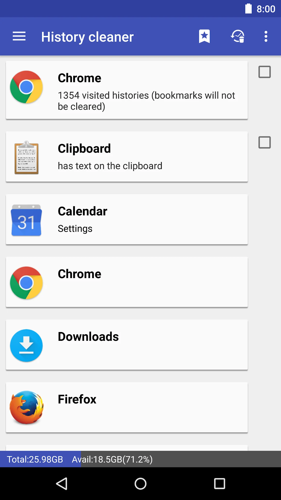 Screenshot 1Tap Cleaner (Deutsch) 4