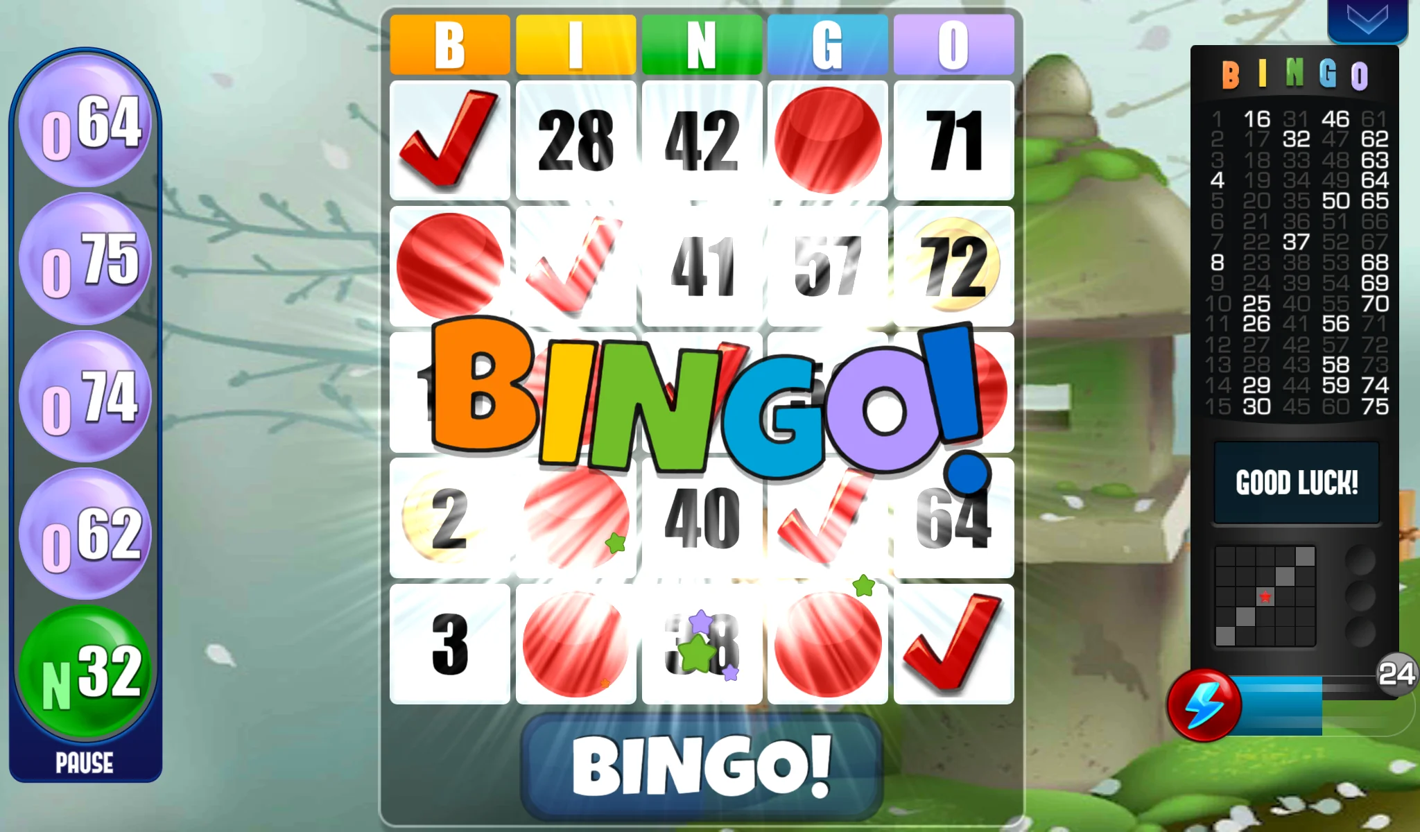 Screenshot Absolutes Bingo 5