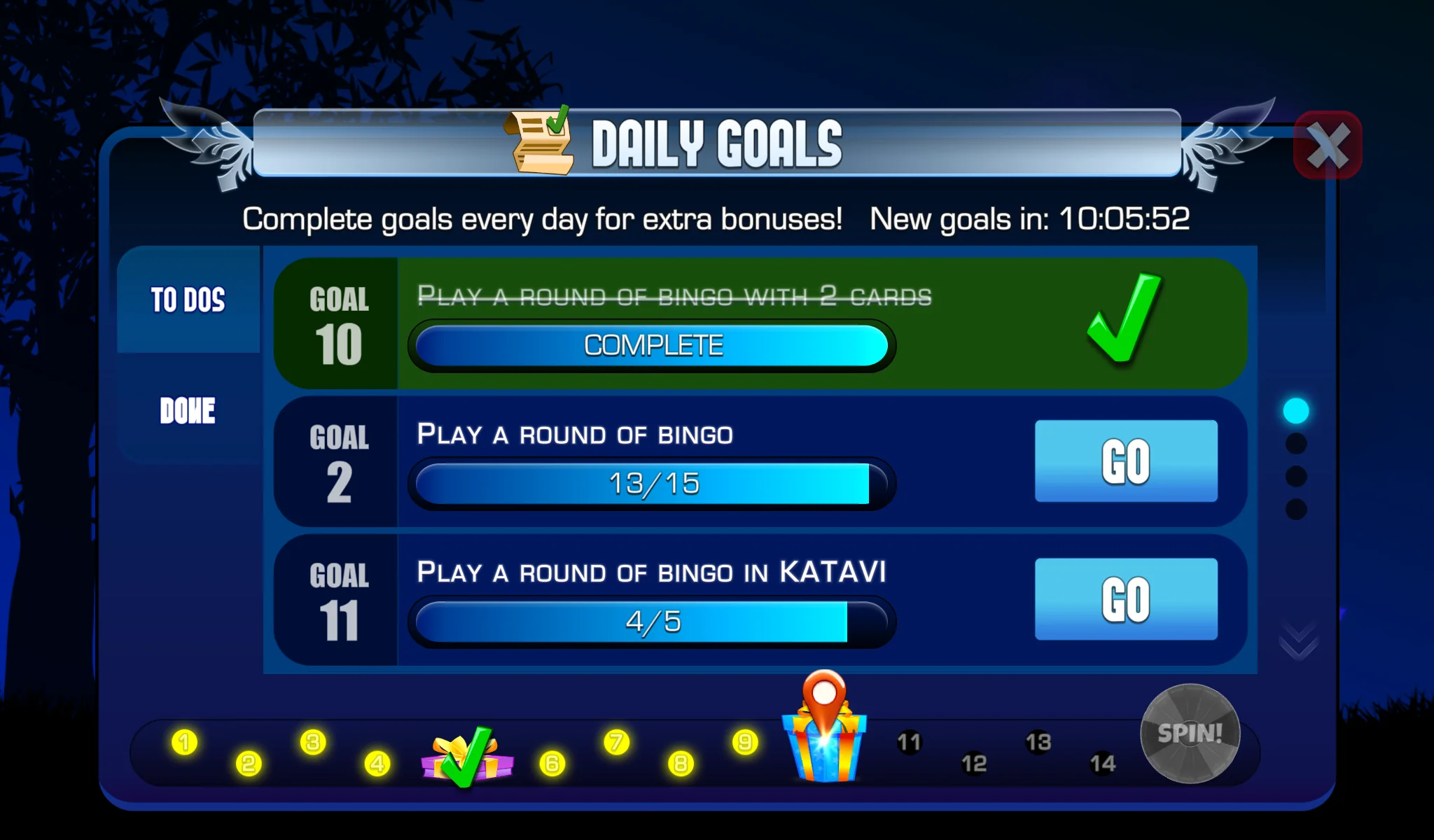 Screenshot Absolutes Bingo 8