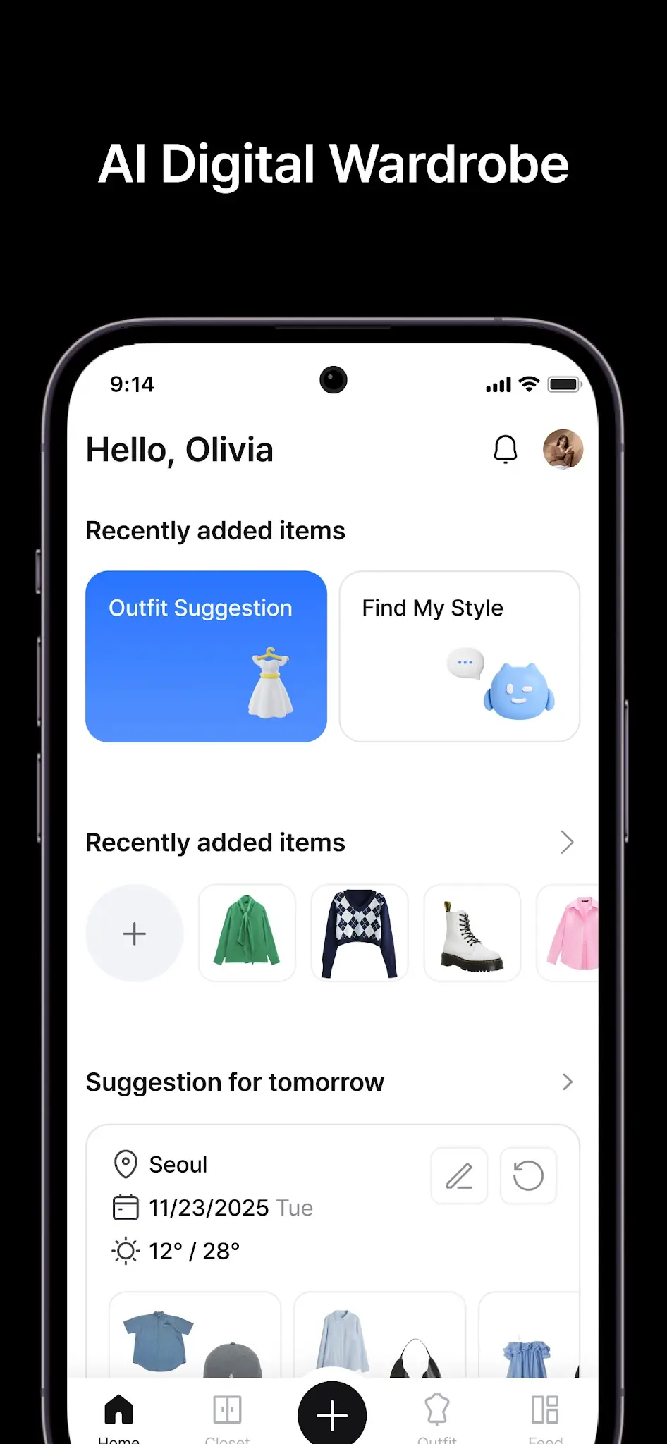 Captura de tela Acloset: Assistente de Moda IA 1