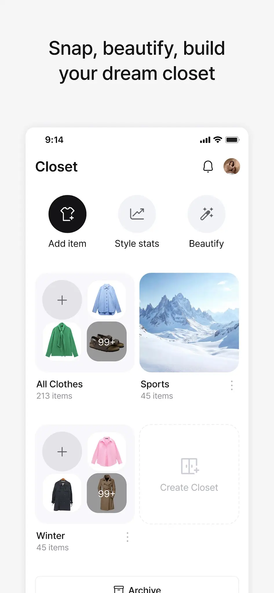 Captura de tela Acloset: Assistente de Moda IA 2