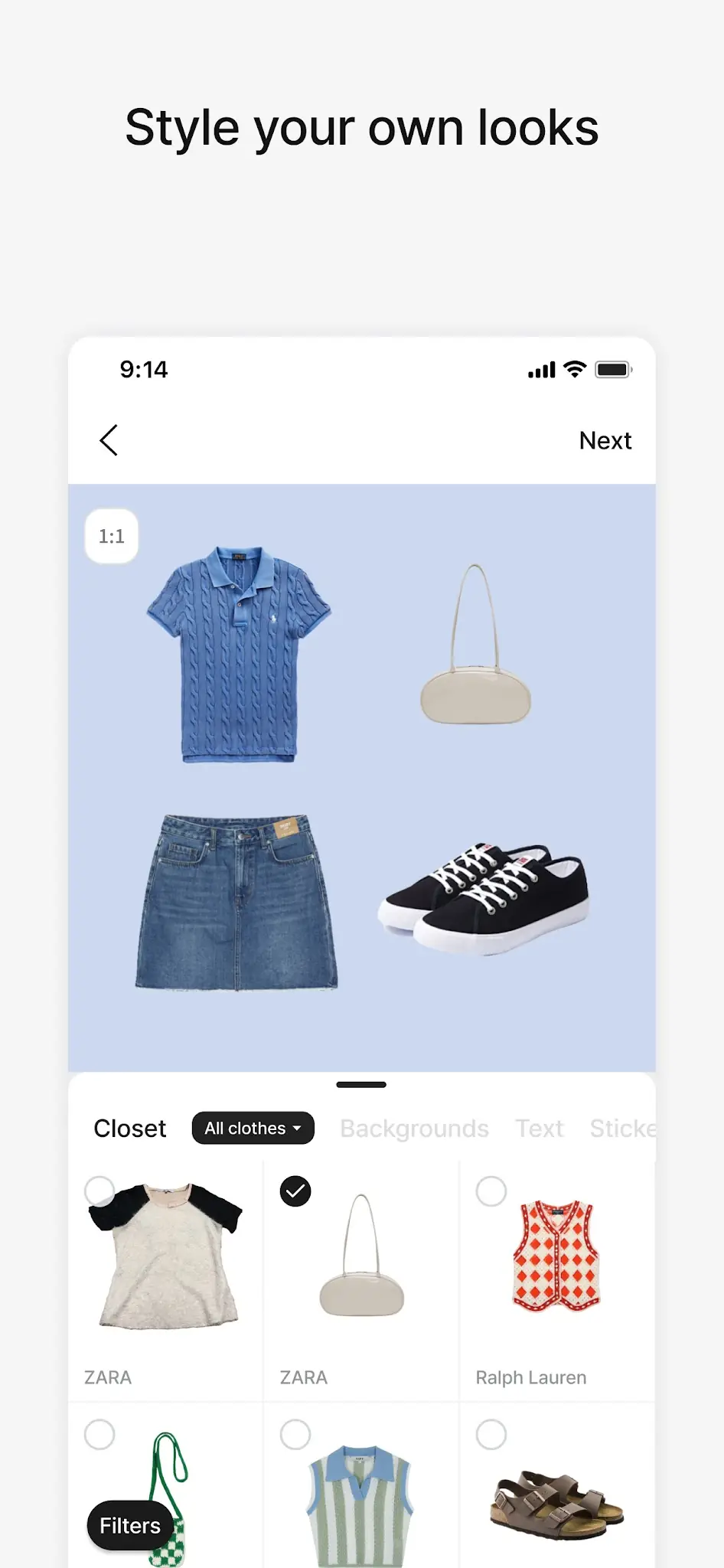 Captura de tela Acloset: Assistente de Moda IA 3