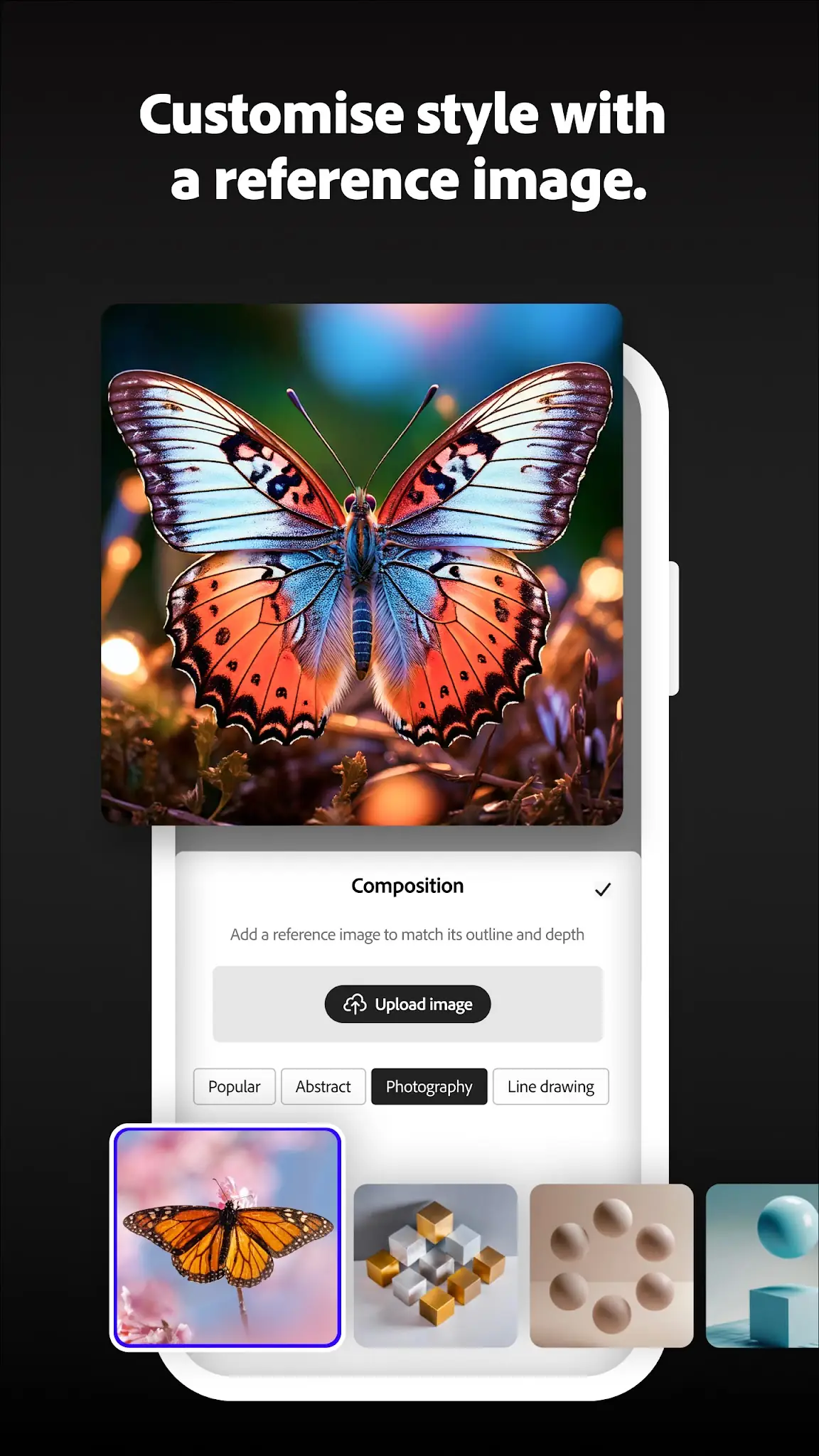 Snímek obrazovky Adobe Firefly: AI Generator 6