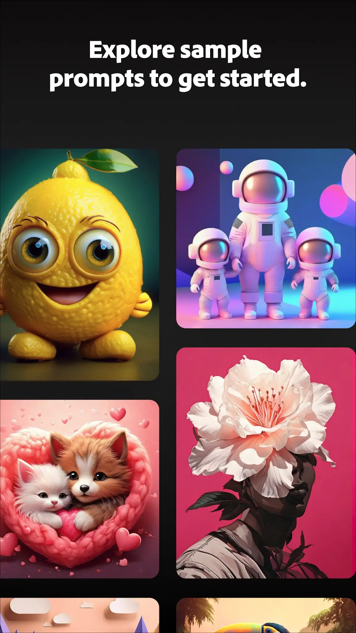 Snímek obrazovky Adobe Firefly: AI Generator 7