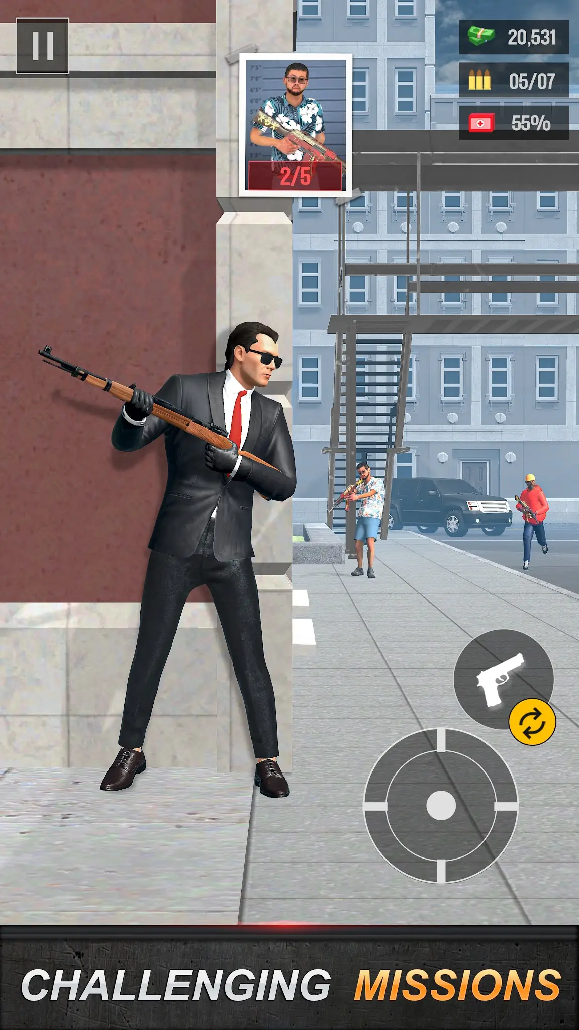 Screenshot एजेंट शूटर - शूटिंग गेम 1
