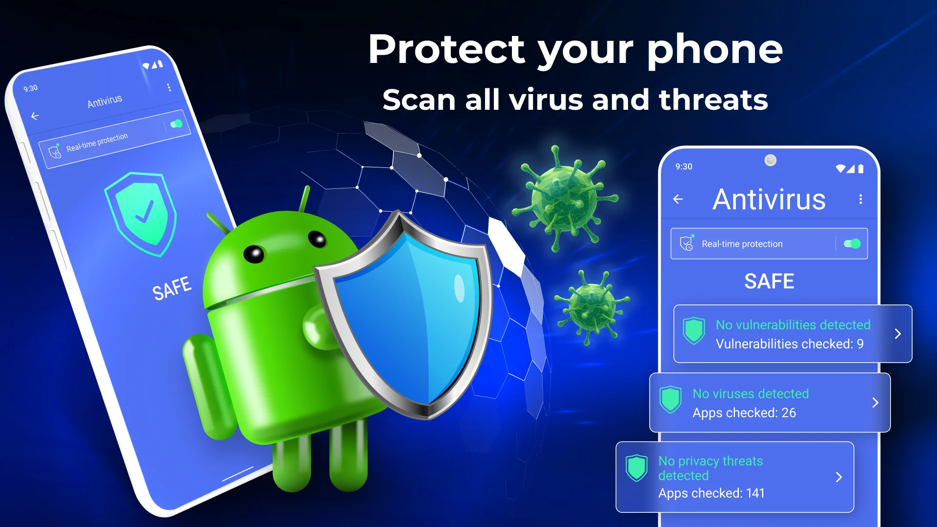 Schermata Antivirus - Cleaner + VPN 1