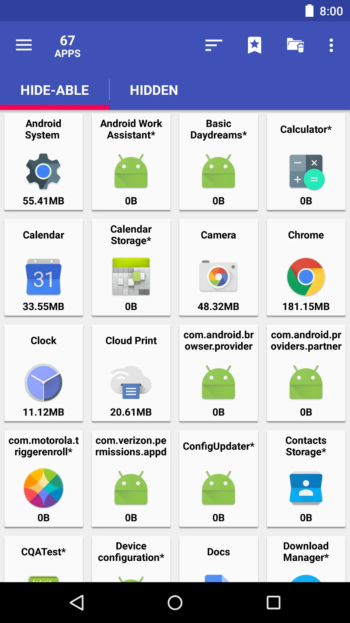 Screenshot AppMgr III (App 2 SD) 2