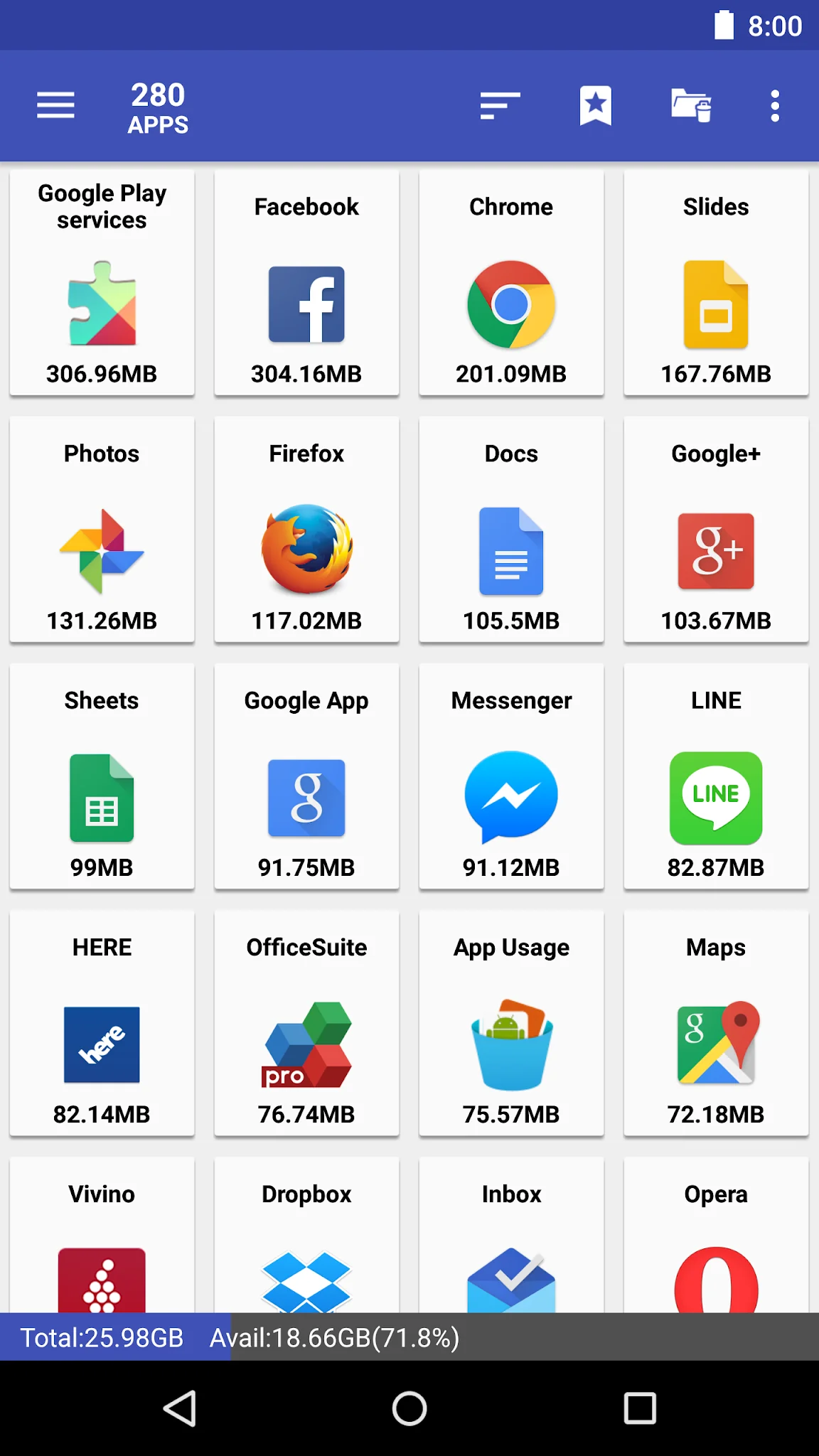 Screenshot AppMgr III (App 2 SD) 4