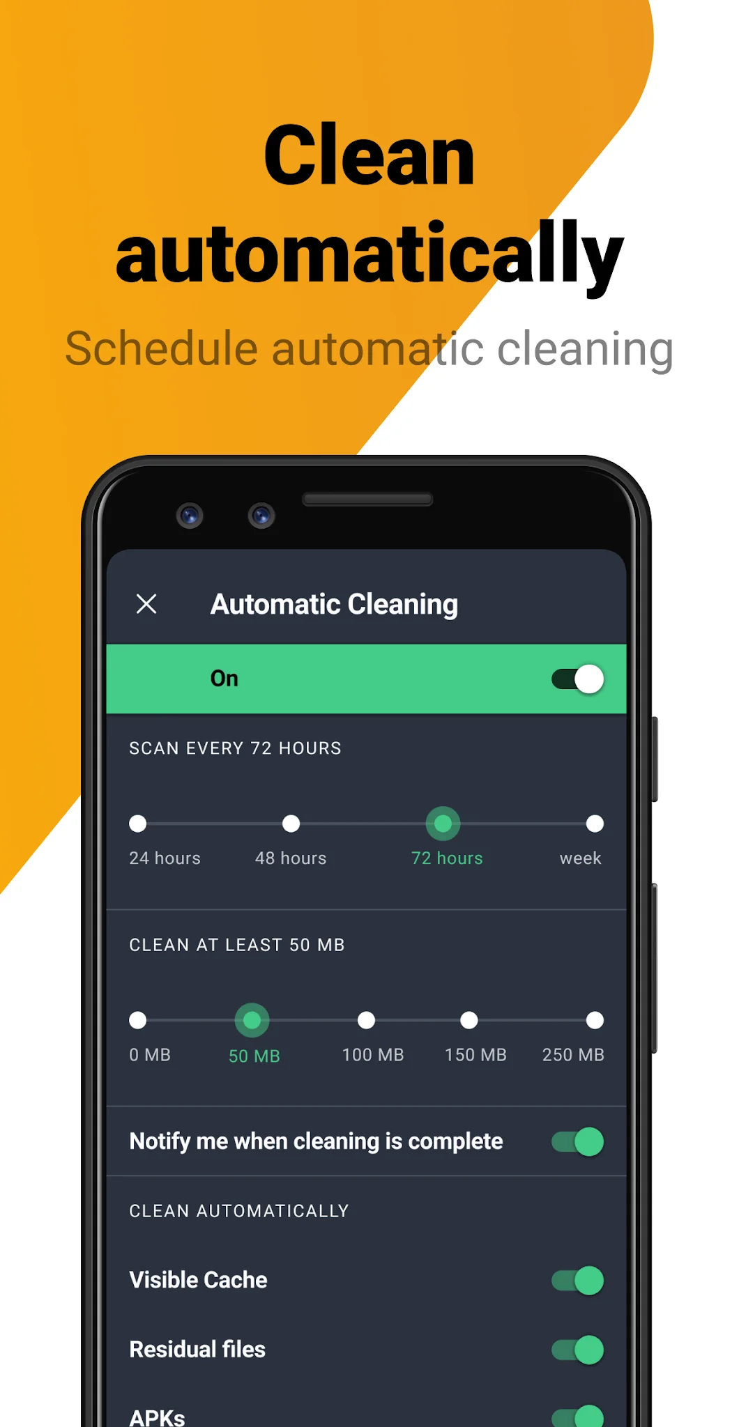 Tangkapan layar AVG Cleaner 7