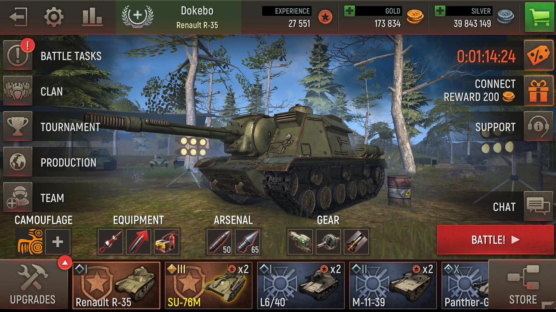 Screenshot Battle Tanks 4