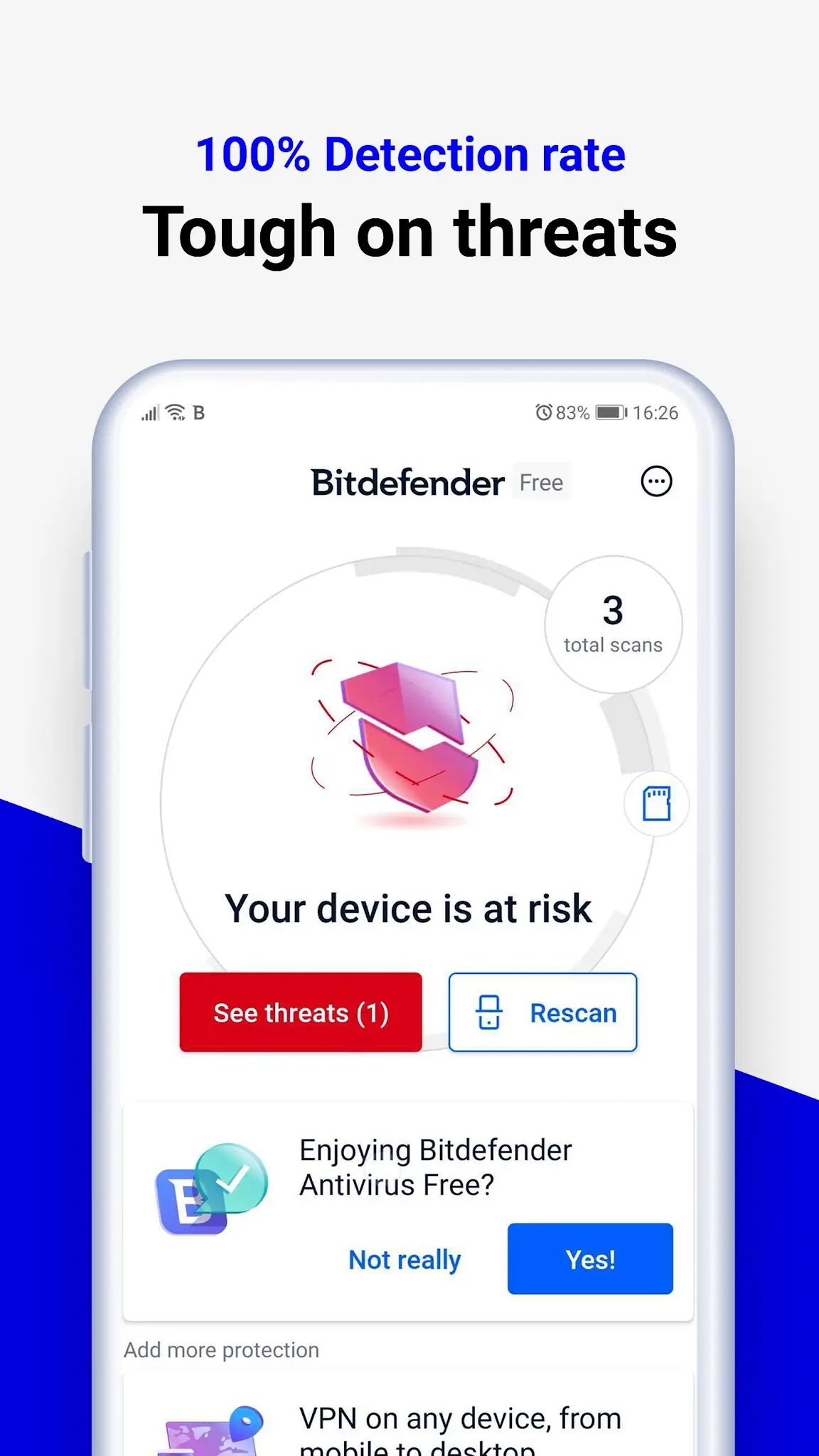 Скриншот Bitdefender Antivirus 3