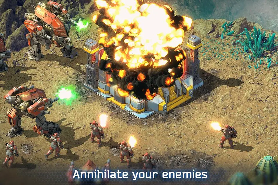 Snímek obrazovky Battle for the Galaxy 3