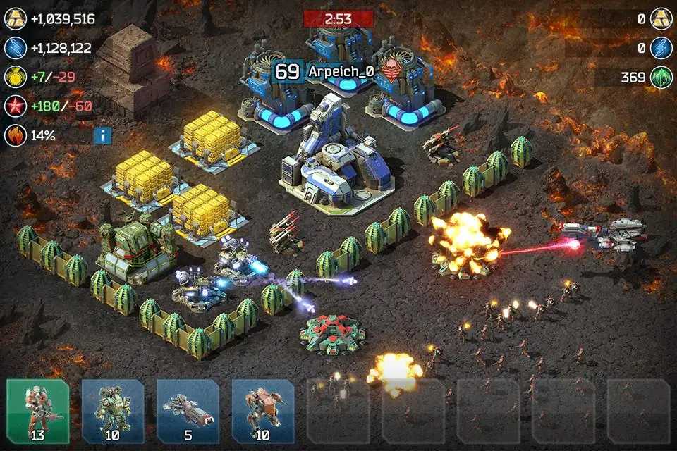 Snímek obrazovky Battle for the Galaxy 8