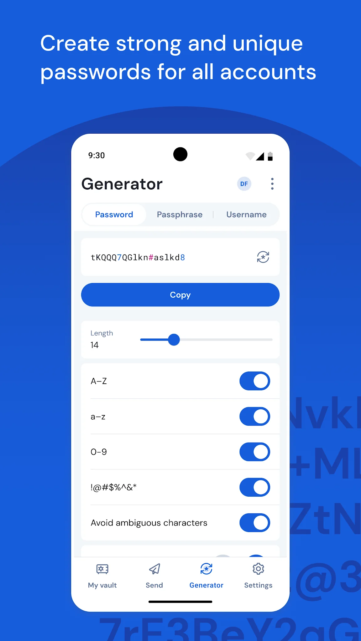 Скріншот Bitwarden - Менеджер паролів 3